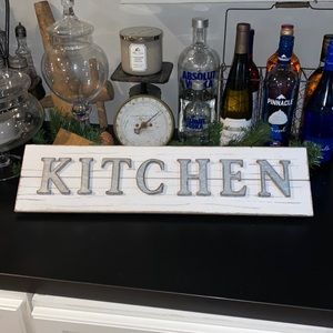 Rustic Kitchen Sign